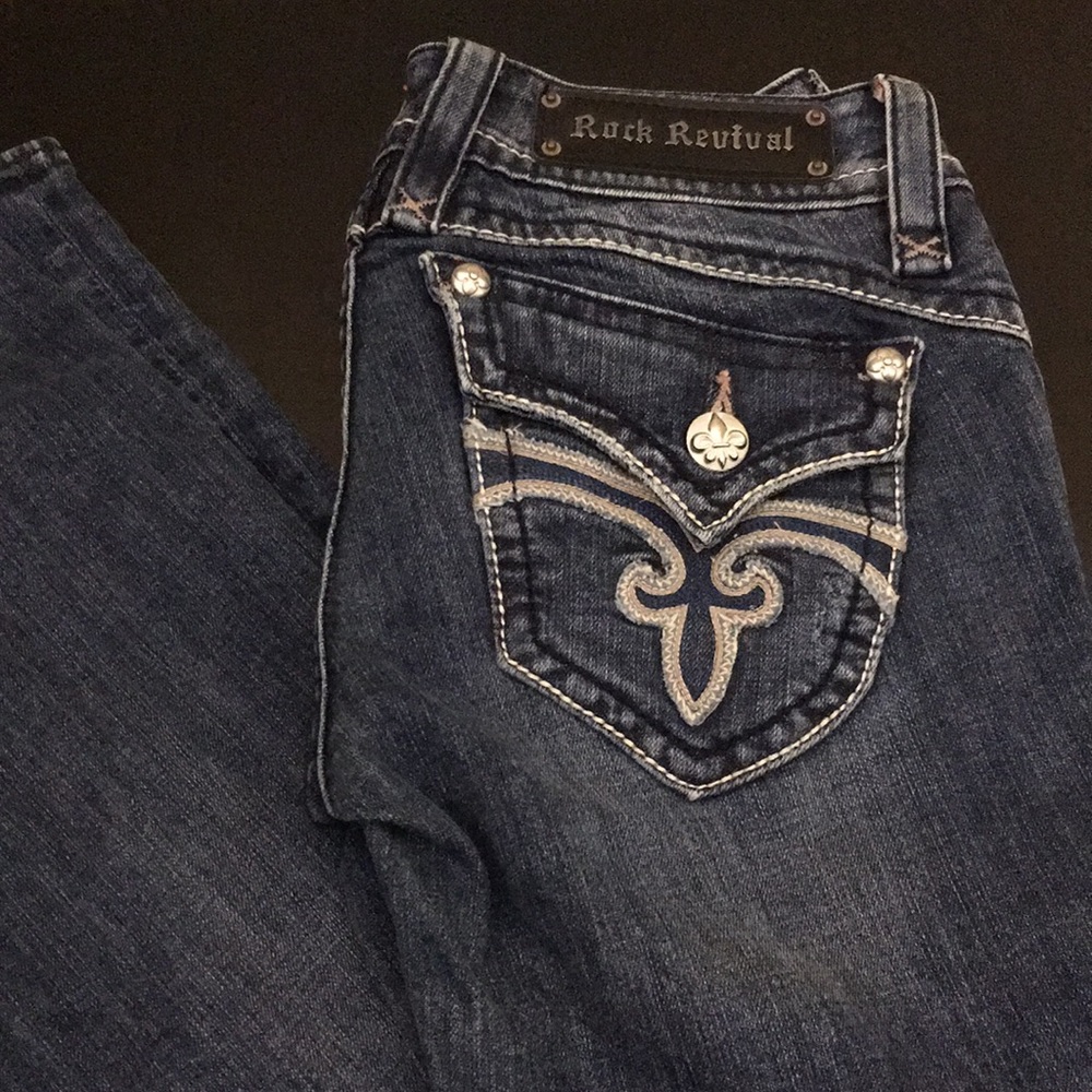 Rock Revival Stephanie Boot Jeans size 27